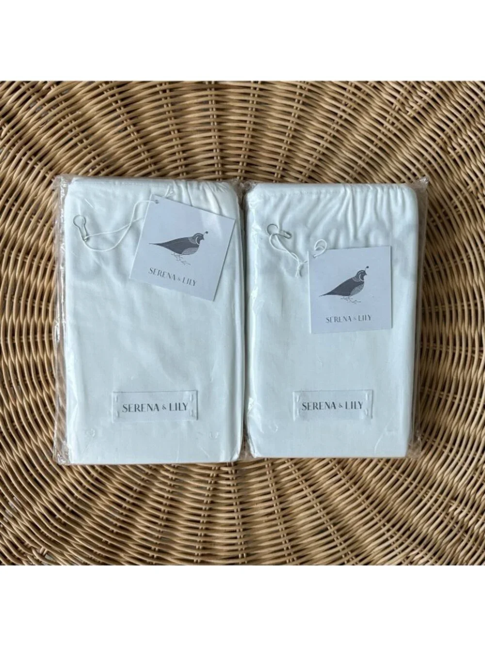 NEW Serena & Lily Savoy Embroidered Chain Euro Pillow Shams (Set of 2)-Black